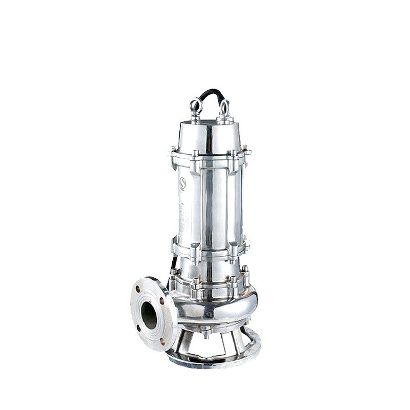 Bomba de esgoto submersível de grande fluxo